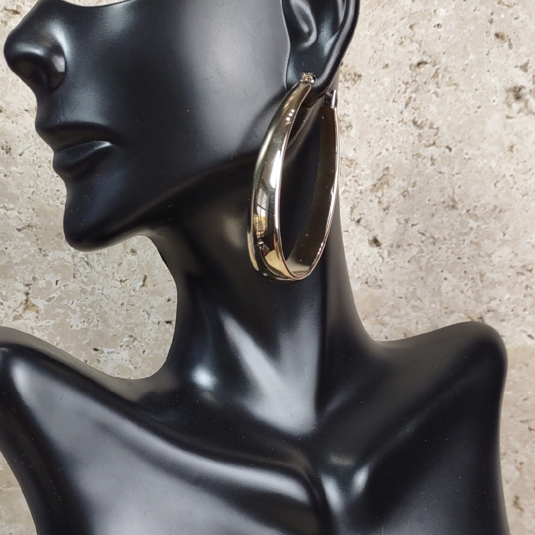 Rlm Studio Bold Elongated Hoop Earrings 48$